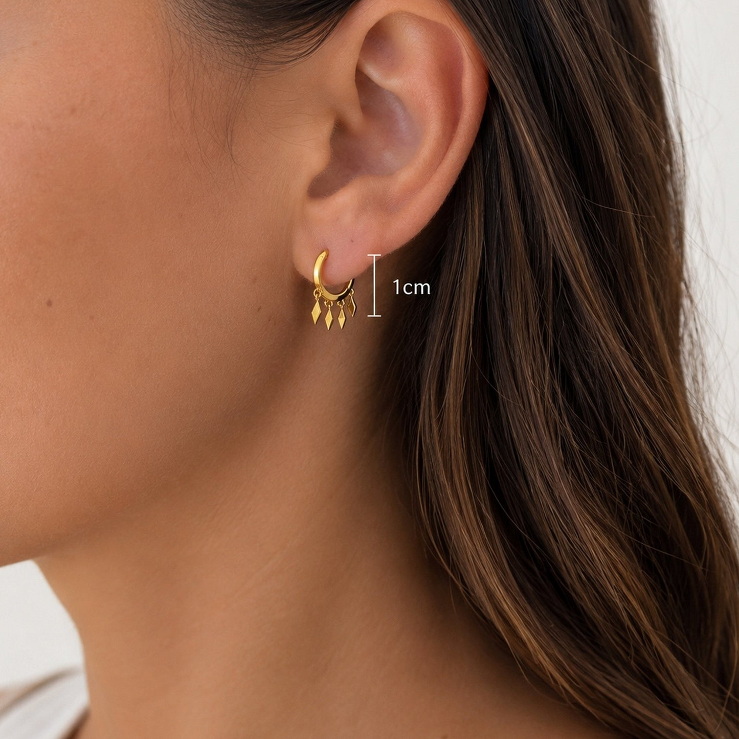 Gold Vermeil Huggies