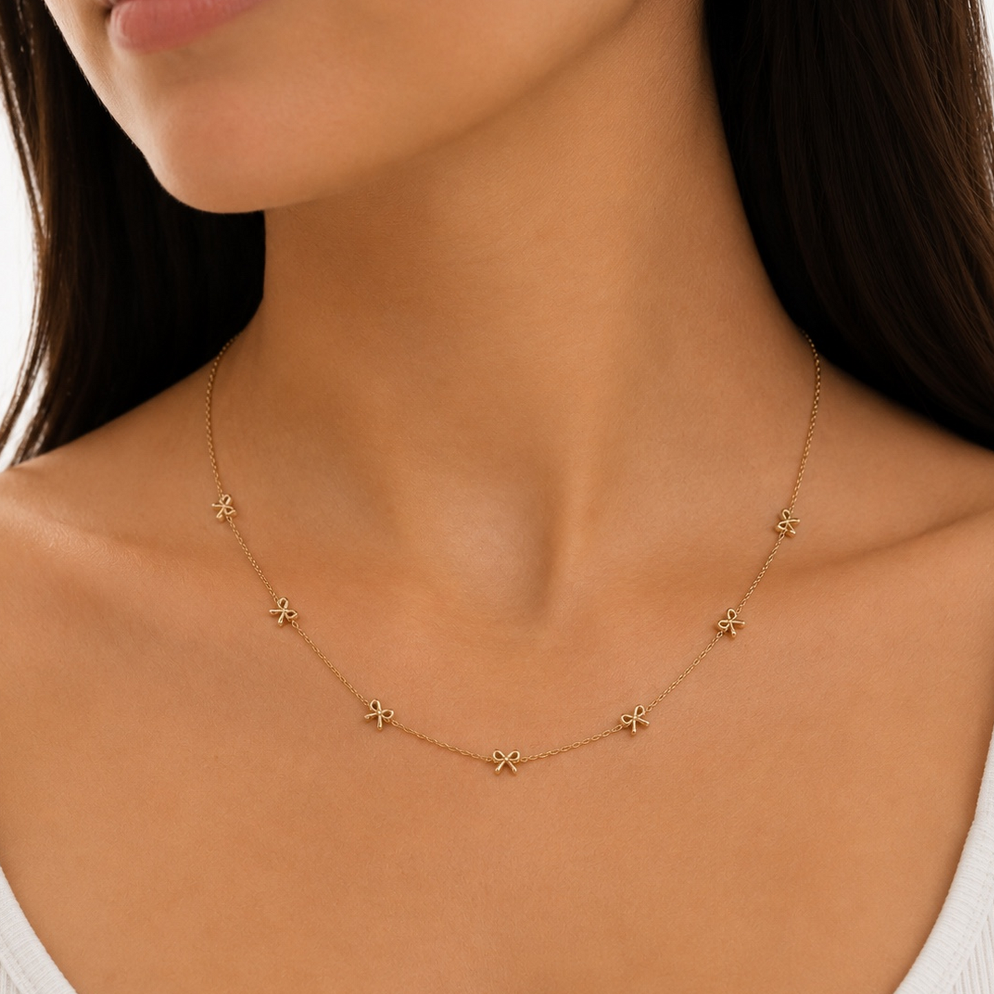 Bow Necklace