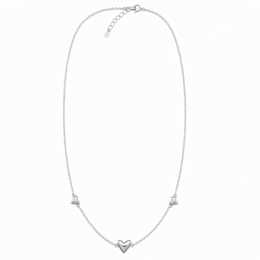 Three Hearts Necklace