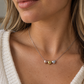 Tricolour Heart Necklace