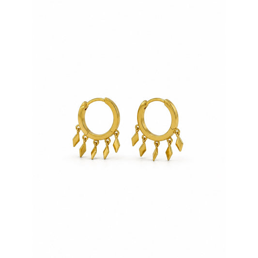 Gold Vermeil Huggies