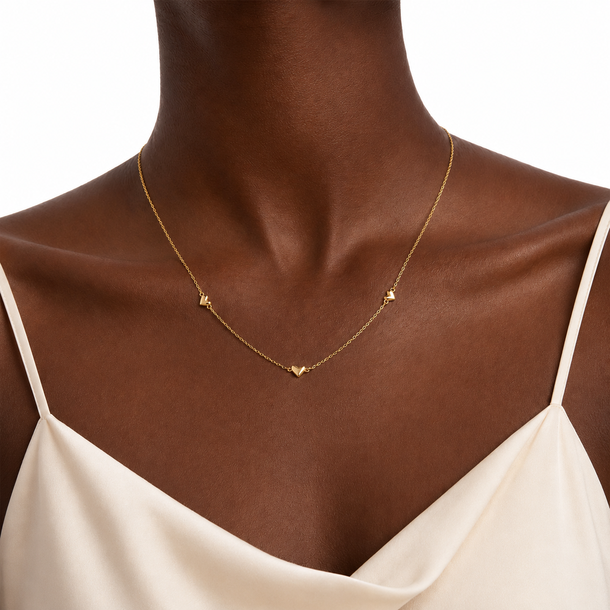 Three Hearts Necklace