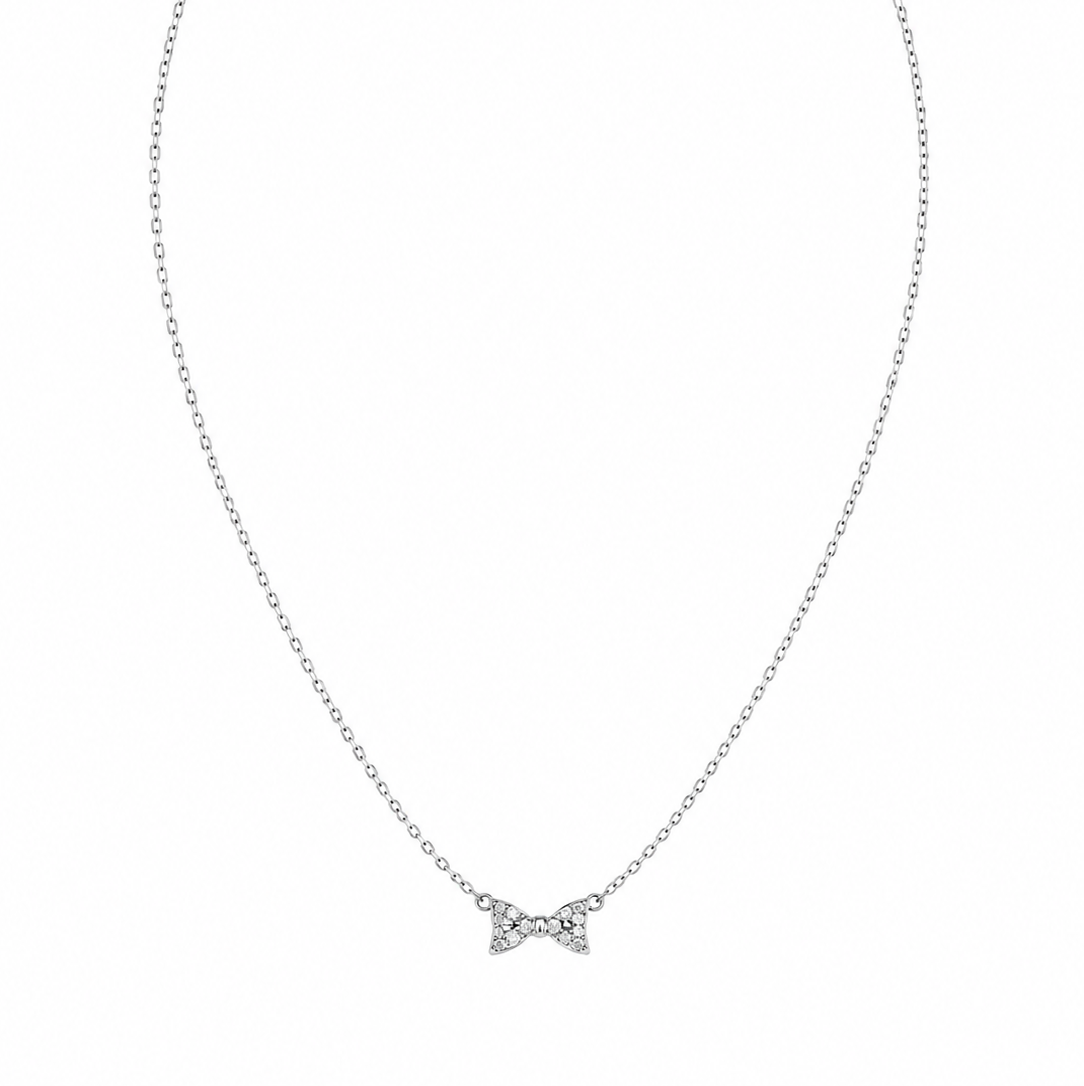 Dainty Bow Necklace