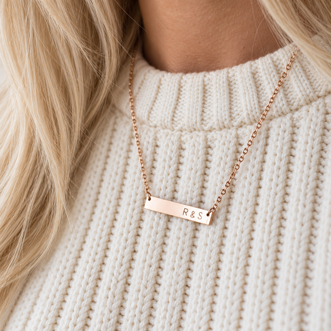 Personalised Bar Necklace